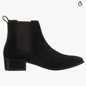 STEVE MADDEN DOVER ANKLE BOOT BLACK SUEDE
